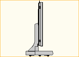 TH-103 Plasma Display 103'' mit Fuß
