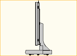 TH-103 Plasma Display 103'' mit Fuß