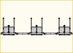 easyFrame 3x3 Standfuß für NEC464 Landscape