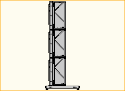 easyFrame 3x3 Standfuß für NEC464 Landscape