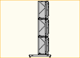 easyFrame 3x3 Standfuß für NEC464 Landscape