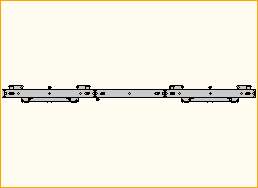easyFrame 2x2 Wandhalter für NEC464 Landscape