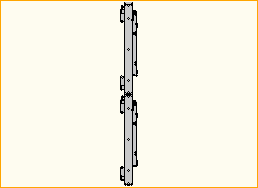 easyFrame 2x2 Wandhalter für NEC464 Landscape