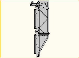 easyFrame 2x2 Aufhängung für NEC554 Landscape