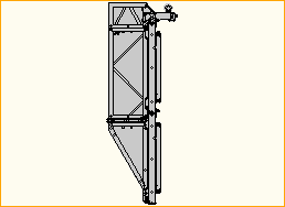 easyFrame 2x2 Aufhängung für NEC554 Landscape