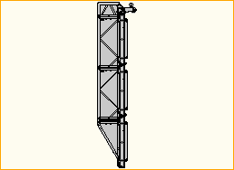 easyFrame 3x3 Aufhängung für NEC554 Landscape