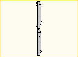 easyFrame 2x2 Wandhalter für NEC554 Landscape
