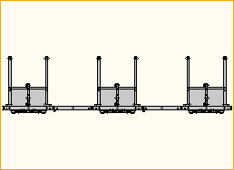 easyFrame 3x3 Standfuß für NEC554 Landscape