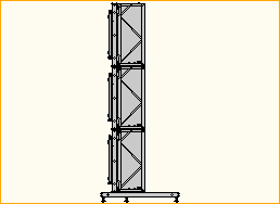 easyFrame 3x3 Standfuß für NEC554 Landscape
