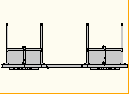 easyFrame 2x2 Standfuß für SHP60 Landscape