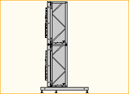 easyFrame 2x2 Standfuß für SHP60 Landscape