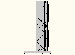 easyFrame 2x2 Standfuß für SHP60 Landscape