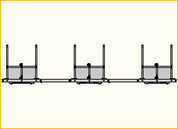 easyFrame 3x3 Standfuß für SHP60 Landscape