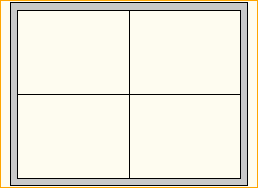 Monoblox S32 4:3 Rückpro 3,25m x 2,49m