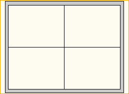 Monoblox S32 4:3 Rückpro 3,45m x 2,64m