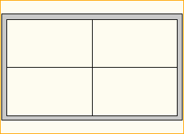 Monoblox S32 16:9 Rückpro 3,86m x 2,26m