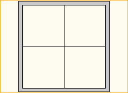 Monoblox S32 1:1 Rückpro 2,49m x 2,49m
