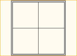 Monoblox S32 1:1 Rückpro 4,47m x 4,47m