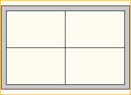 Monoblox S32 16:10 Rückpro 2,60m x 1,70m