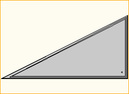 Dreieck 2x1m