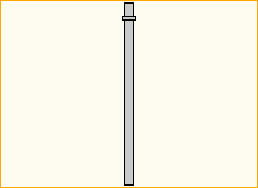 Alu-Fuß 100 cm