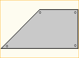 Trapez 2x1m 1x1m