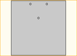 Bodenplatte 80x80 Stahl versetzt