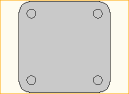 Bodenplatte 33x33