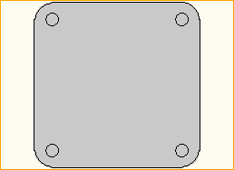 Bodenplatte 43x43