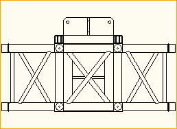 T-Stück H30V unten, H40V horizontal