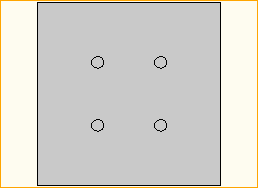 Bodenplatte 70x70 Stahl