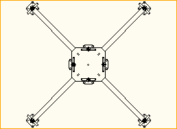 F34 Multibase mit 4x 75 cm Ausleger