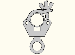 Halbschelle mit Ringöse
