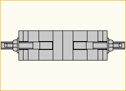 Doppelhalbschelle parallel