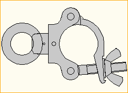 Halbschelle mit Ringöse