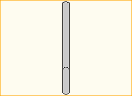 Anschlag 2Punkt 30er Länge 100cm