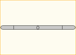 Anschlag 2Punkt 40er Länge 100cm