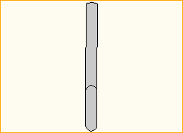 Anschlag 2Punkt 40er Länge 100cm