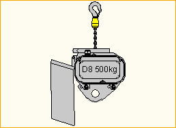 Motor D8 500kg