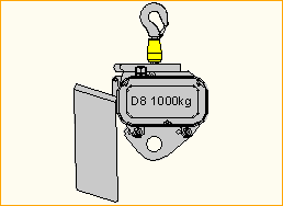 Motor D8 1000kg
