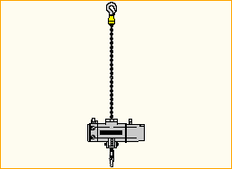Motor D8+ 500kg Haken
