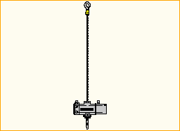 Motor D8+ 500kg Haken