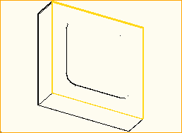 LED Rahmen Plexi 1x1m