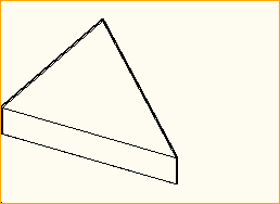 Dreieck 1x1m