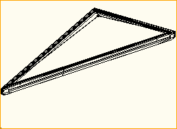 Dreieck 2x1m