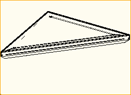 Dreieck 1x1m