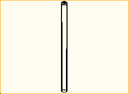 Alu-Verstellspindelfuß 100 cm