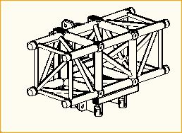 T-Stück H30V unten, H40V horizontal