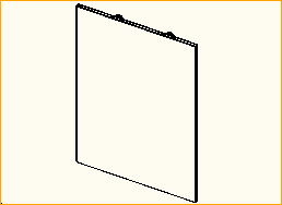 Bodenplatte 80x80 Stahl versetzt
