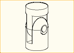 TD35 Hinge Set Single Tube 100mm